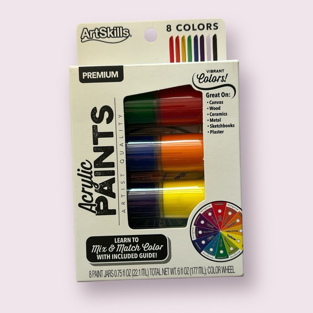 Artskills, Premium Acrylic‎ Paint Set, 8 Count